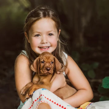 Puppy love.