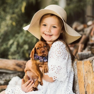 Puppy love.