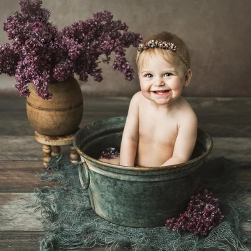 It's bath time.