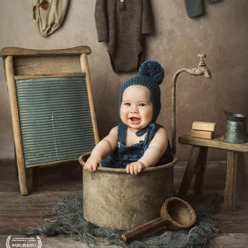 It's bath time.