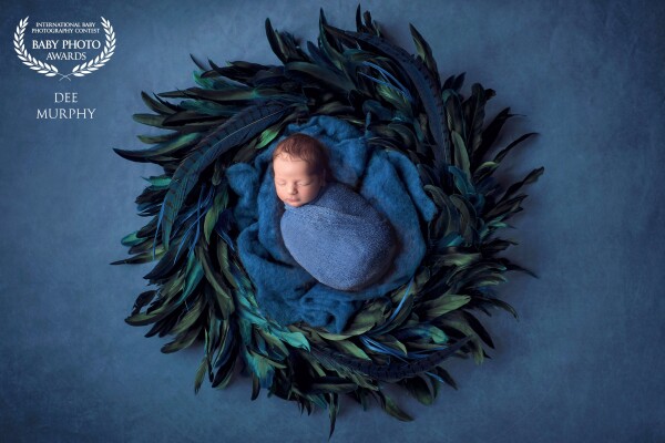 I am simply in love with all of the darker, deep tones of the image and I had so much fun putting all of this together!<br />
He was a lovely little man who slept like a dream once I had him wrapped.