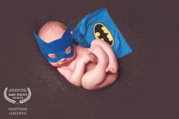 I'm happy that my work has earned your attention again)) This is magic!<br />
In this photo, a small newborn baby is 10 days old.<br />
Parents of the child, they really wanted a unique image of the hero! No problems!!!<br />
Meet !!! Hello, Super Hero!