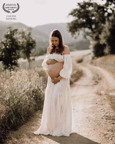 Beautiful pregnant woman