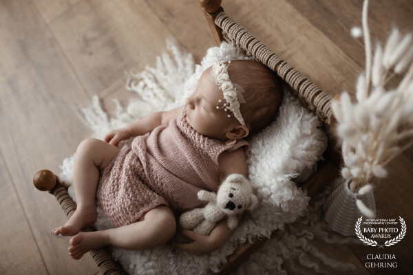 The little mouse sleeps peacefully