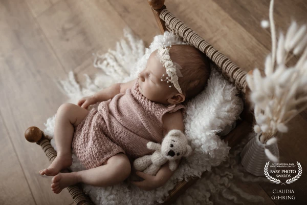 The little mouse sleeps peacefully