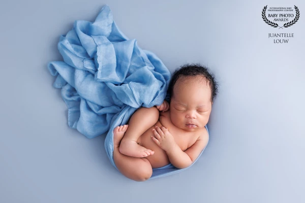 Sweetest Newborn baby boy in Blue