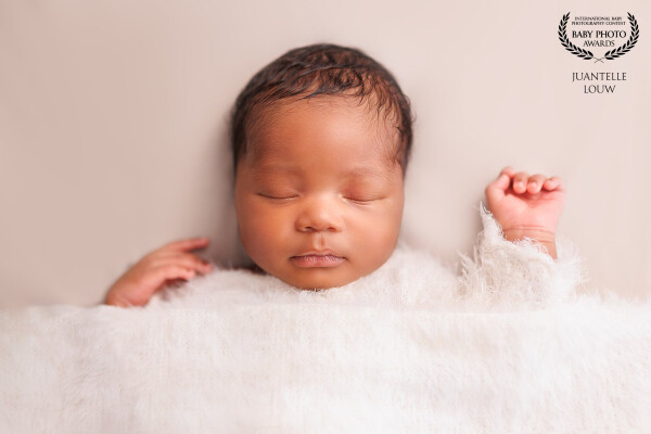 Soft and sweet sleeping baby boy