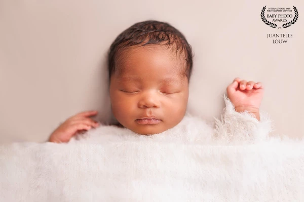 Soft and sweet sleeping baby boy