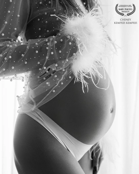 A precious little miracle, wrapped in pearls and love