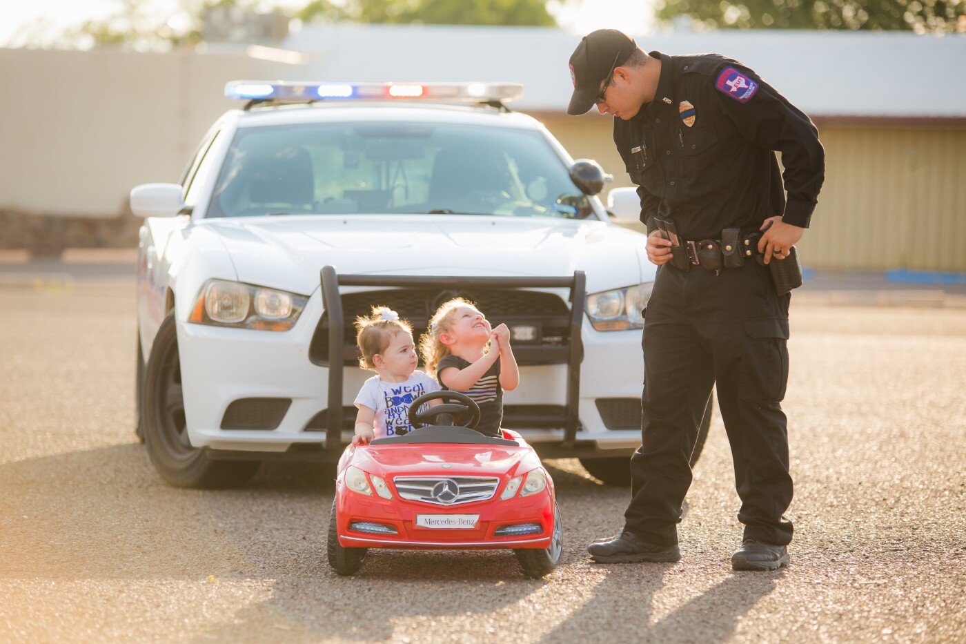 This image is from a very fun session that I was blessed to do with Officer Felan & his two precious daughters!! I just love that it looks like Annabell is begging for forgiveness! 