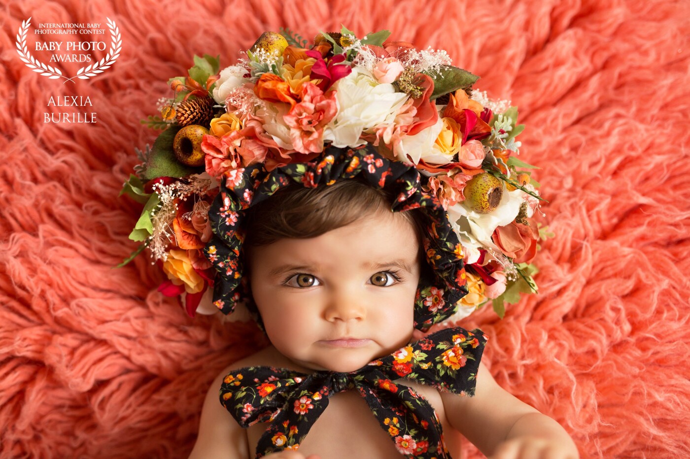 This is my daughter, the most beautiful thing I did in my life. I ordered this hat because I really like how baby look with. <br />
I love how she look at me, she have amazing eyes. <br />
