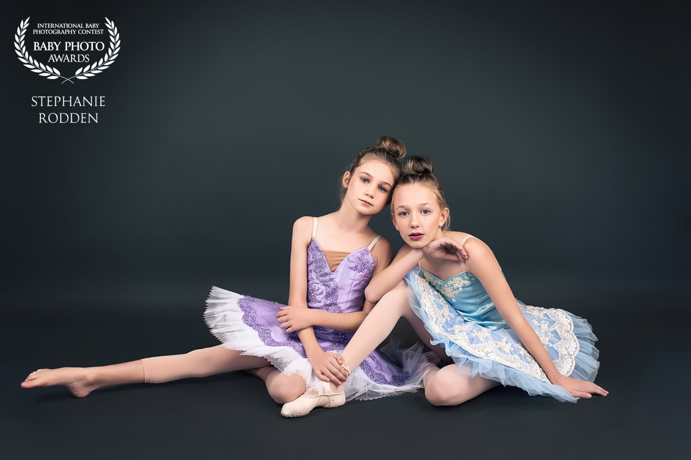 I had the pleasure of photographing a dance school during June, The Linda Shaw Dance Centre. These girls weren’t booked in together for the shoot but were back to back in the photographic session and I just had to have one of them together.  Sophie is 9 and Izabelle is 10 both stunning in their gorgeous ballerina tutus. 