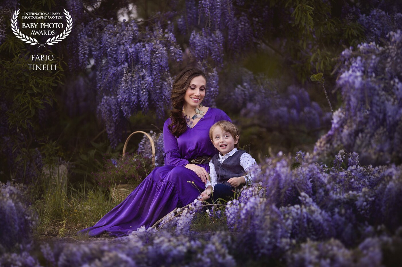 Spring is an explosion of colors and flowers. One of the first flowers of spring is wisteria, a woman's first true love is her son.