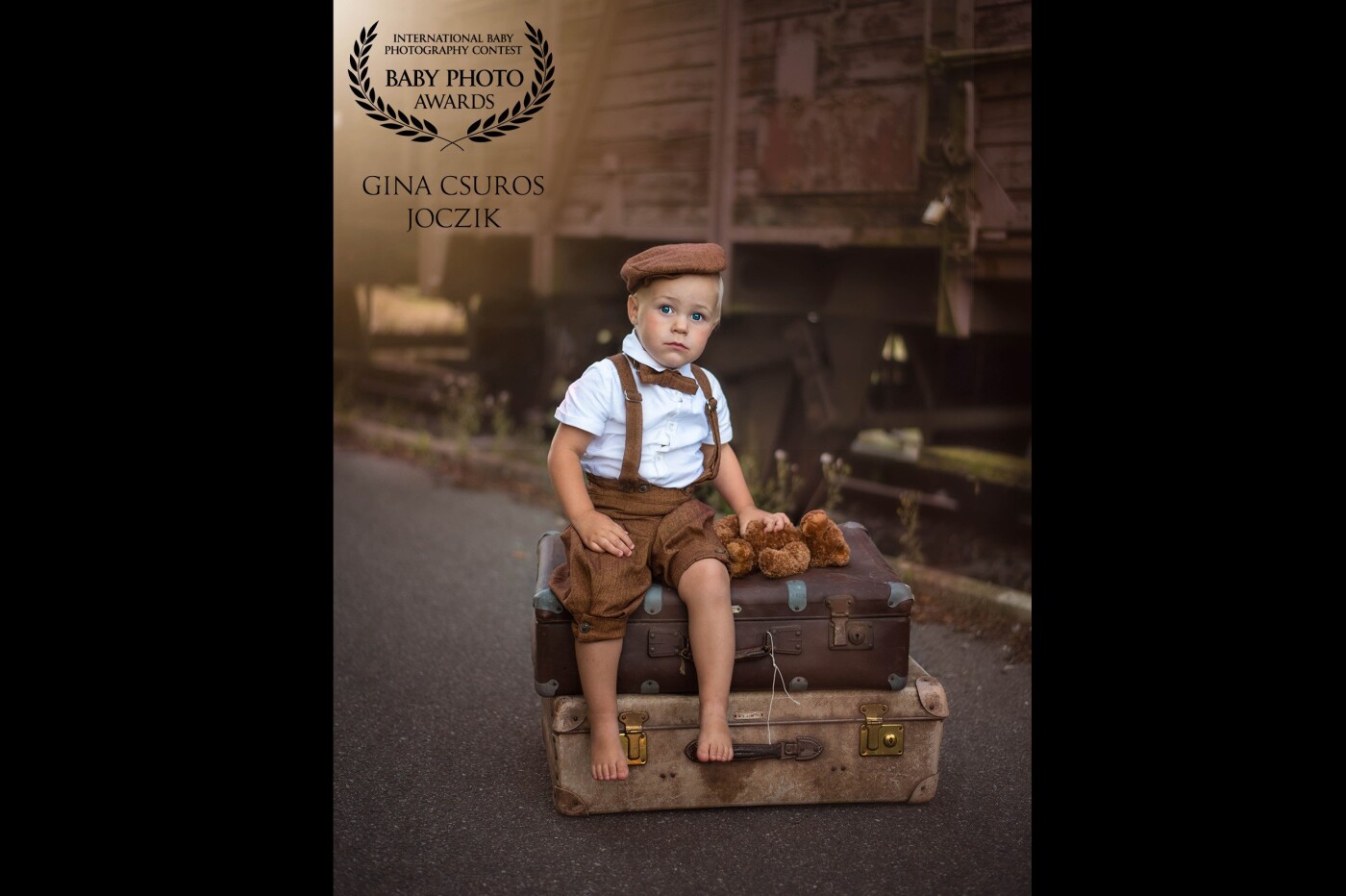 These little explorer boy photos were taken in the old train station. He really enjoyed his session and the sweets what he got after 