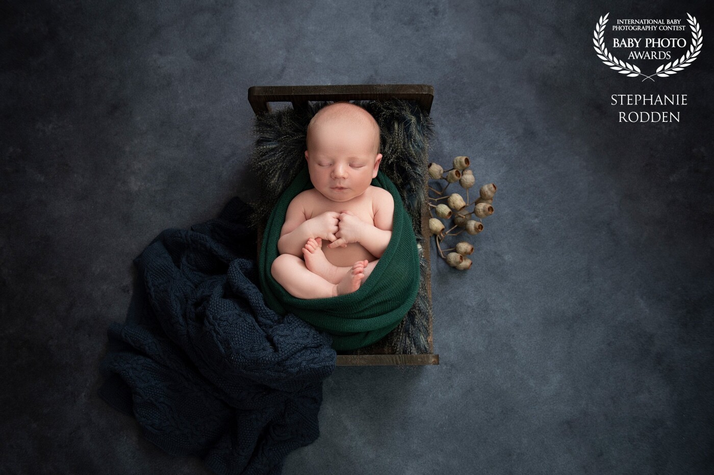 Gorgeous little Clarence was a dream baby to shoot. Love his little hands touching, so very sweet. Mum and dad wanted to keep it simple with blues and greens. 