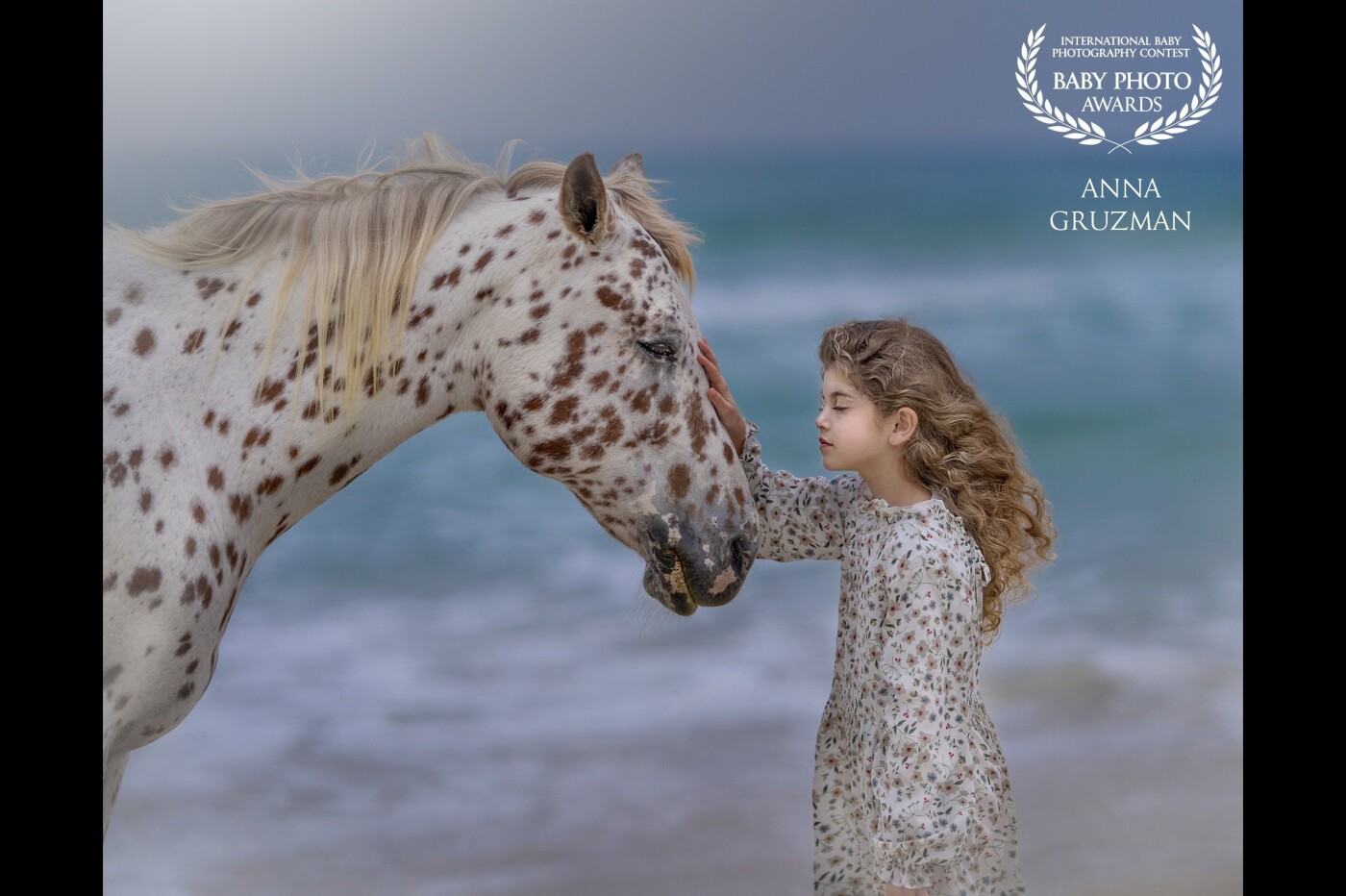 Between the lockdowns in our country I've participate in the workshop with horses of a talented Photographer Sveta Butko.<br />
In this picture beautiful Agam with the stunning horse Shakira. This moment was dreamy and I felt like it was taken from some movie.