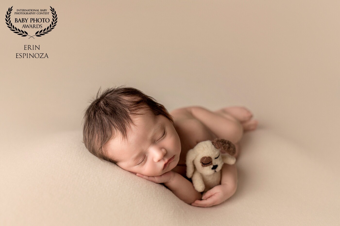 My puppy & me! I love incorporating animals into my sessions while keeping the colors soft & timeless. This little blessing loved holding his puppy tight.