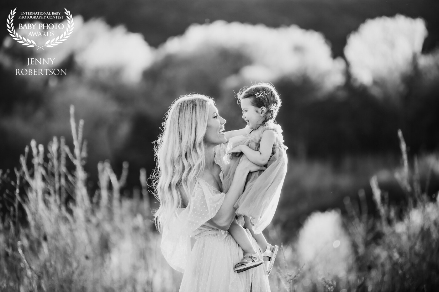 I love capturing the connection between mothers and their children. This image captures so much love and joy and is just dreamy and timeless in black and white.