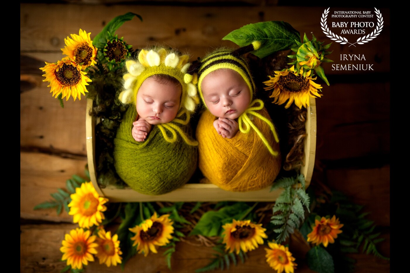 Beautiful twins Neyan and Mia, when we did the session, they were 67 days old. You cannot imagine how well these two sleepers have behaved.