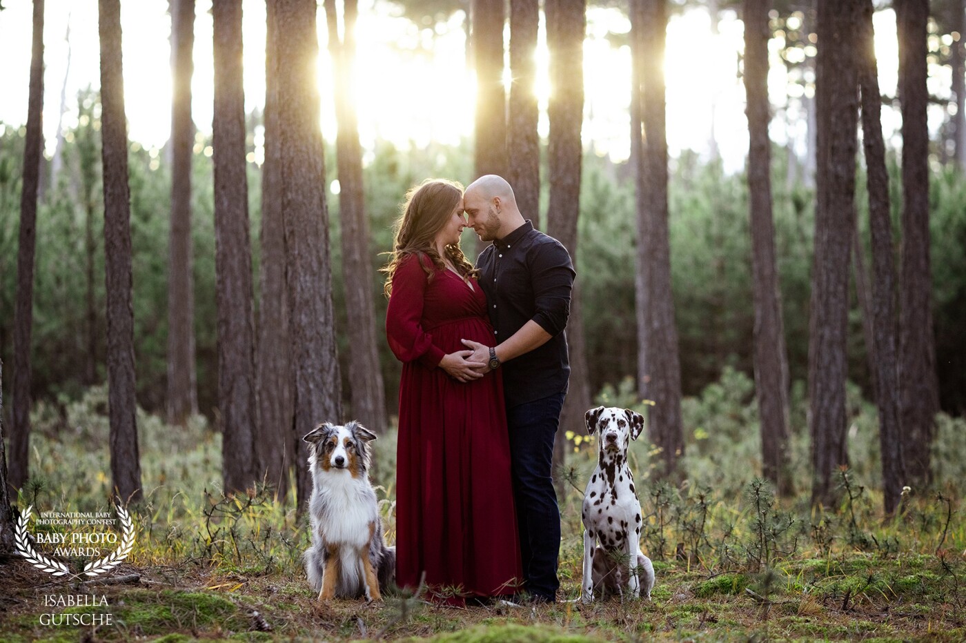 I love it when my clients bring their dogs. This photoshoot was amazing. The location, the light, the beautiful mum to be, everything was just perfect!