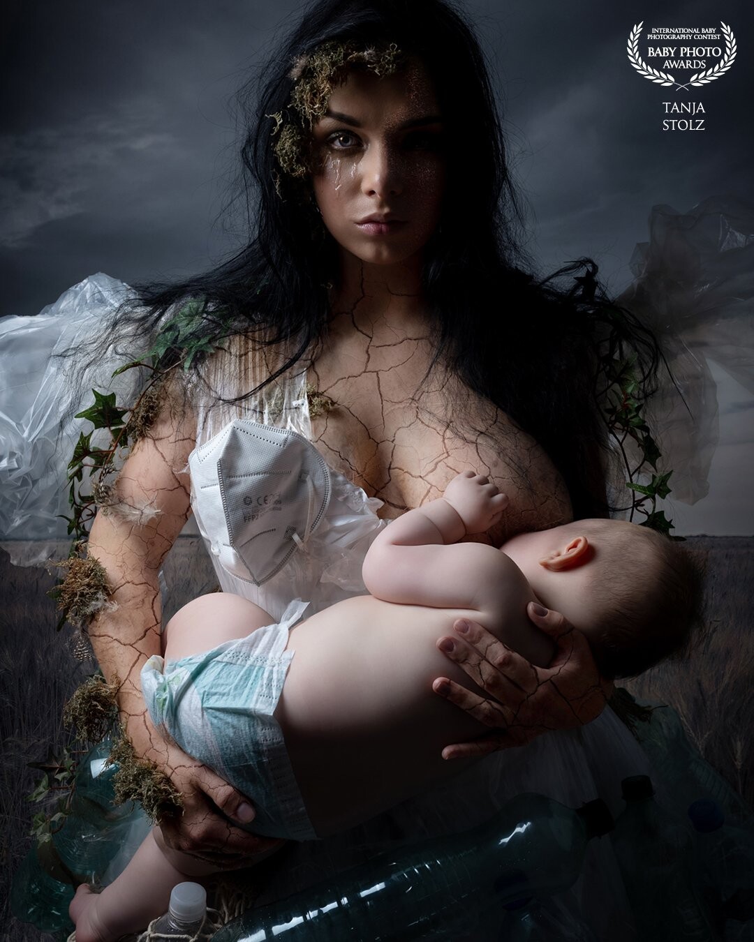 This picture is one of a whole series I dedicated to my daughter. It's called "It's a sick world. Quo vadis Terra Mater?" I would like to raise awareness for the huge plastic (waste) problem we have. Hopefully I can change at lease some peoples point of view...