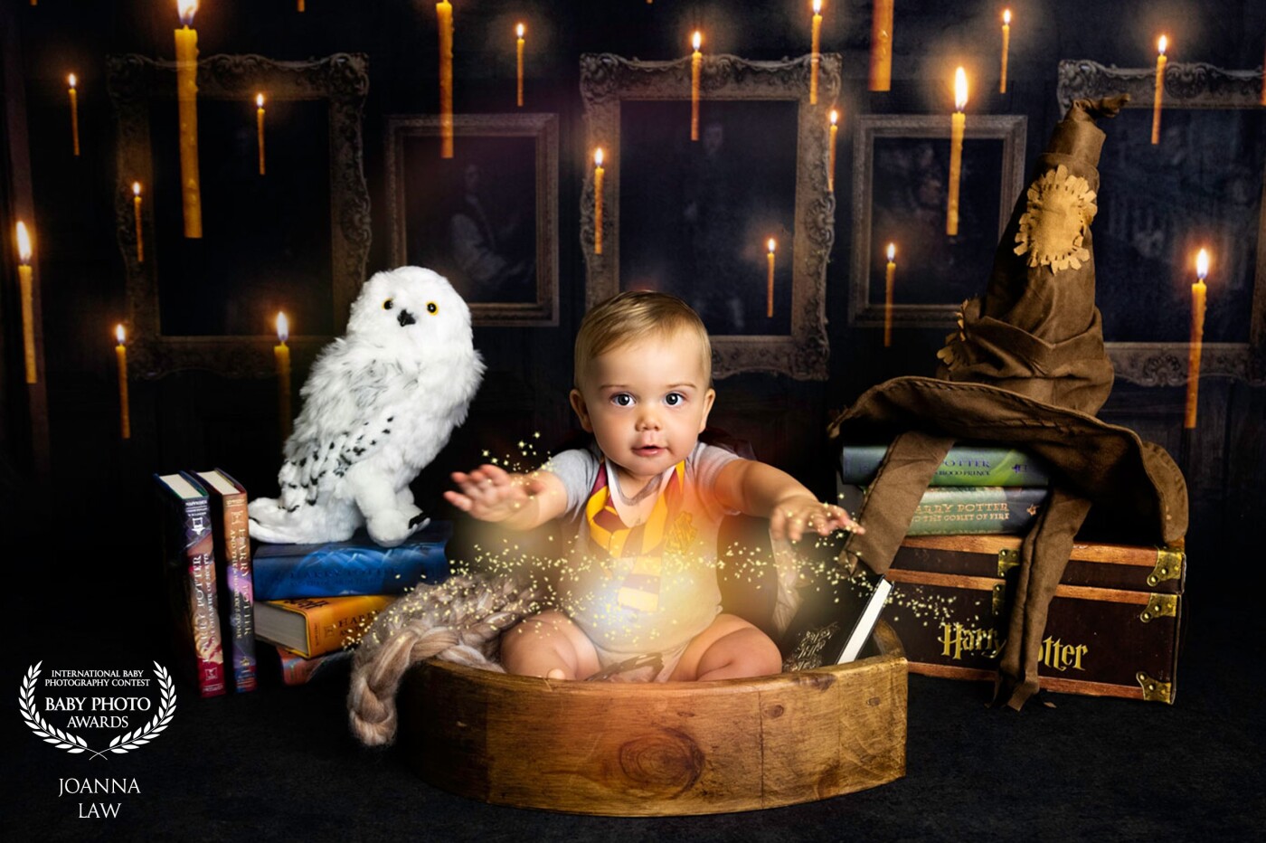 When Mama said she was a HUGE fan of Harry Potter and wanted something "magical" for her daughter's sitter session, we had to deliver!