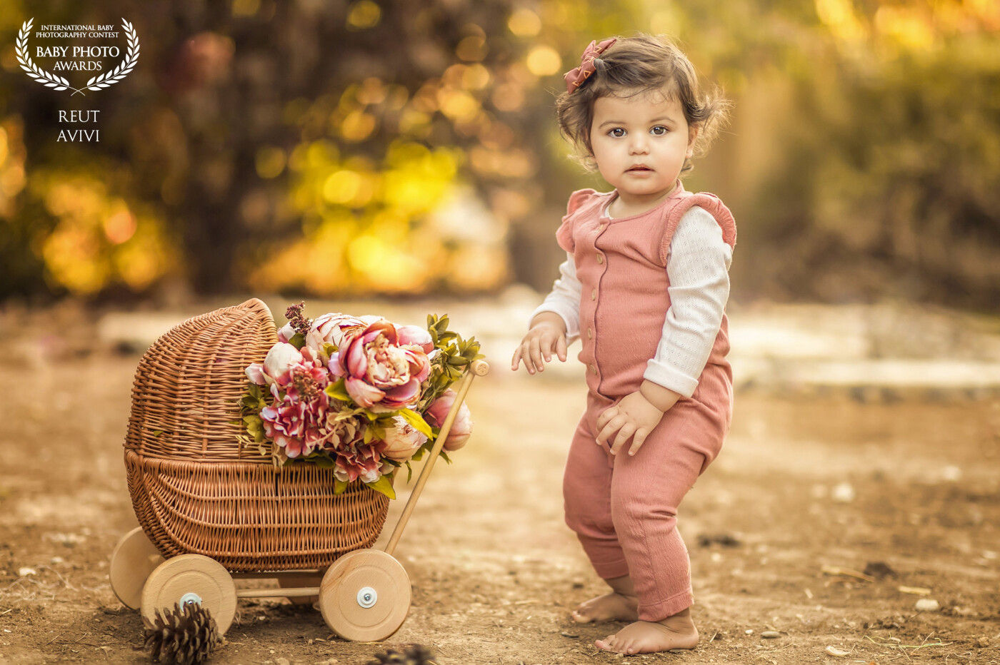 I had so much fun shooting this beautiful outdoor photo of this precious little one!<br />
This is the little Nega who came for one-year photo shoots in my studio, a girl in the form of a doll, I fell in love ♥