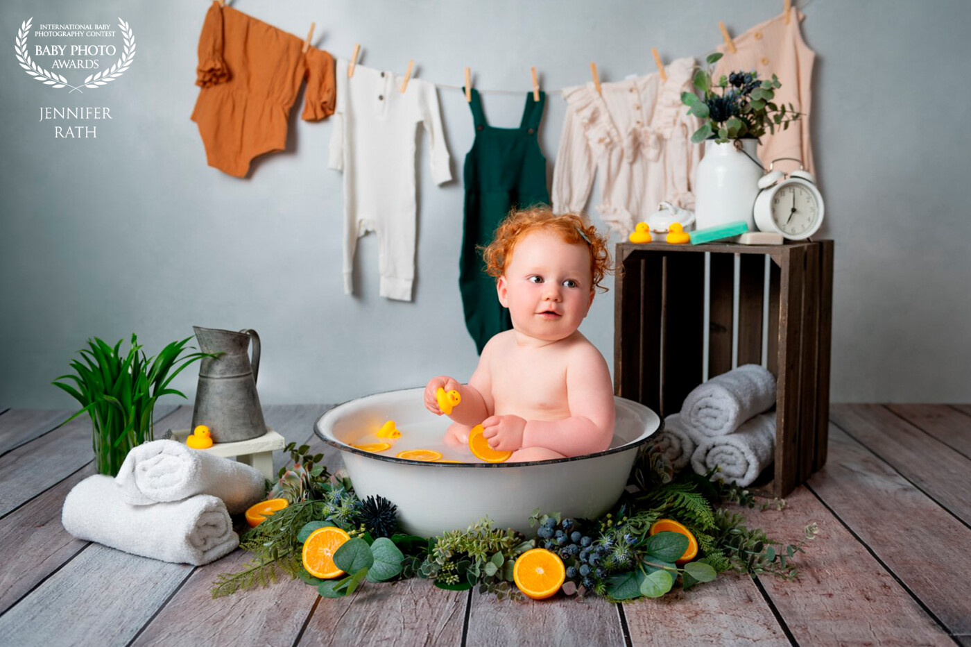 Bath shooting with toddlers is a real fun