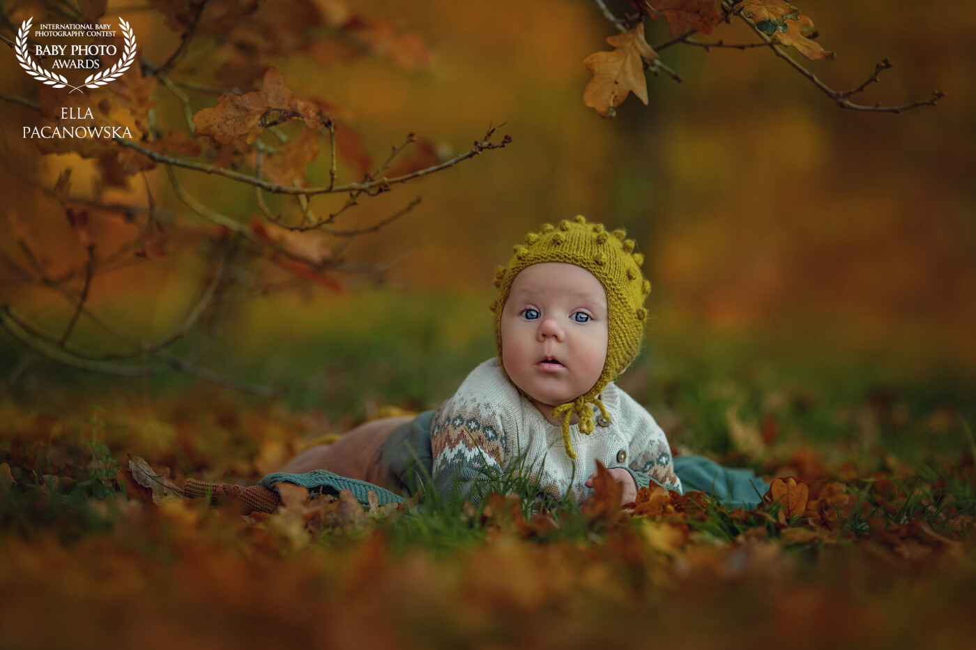 Every moment in life is special. Baby first Autumn ever captured!
