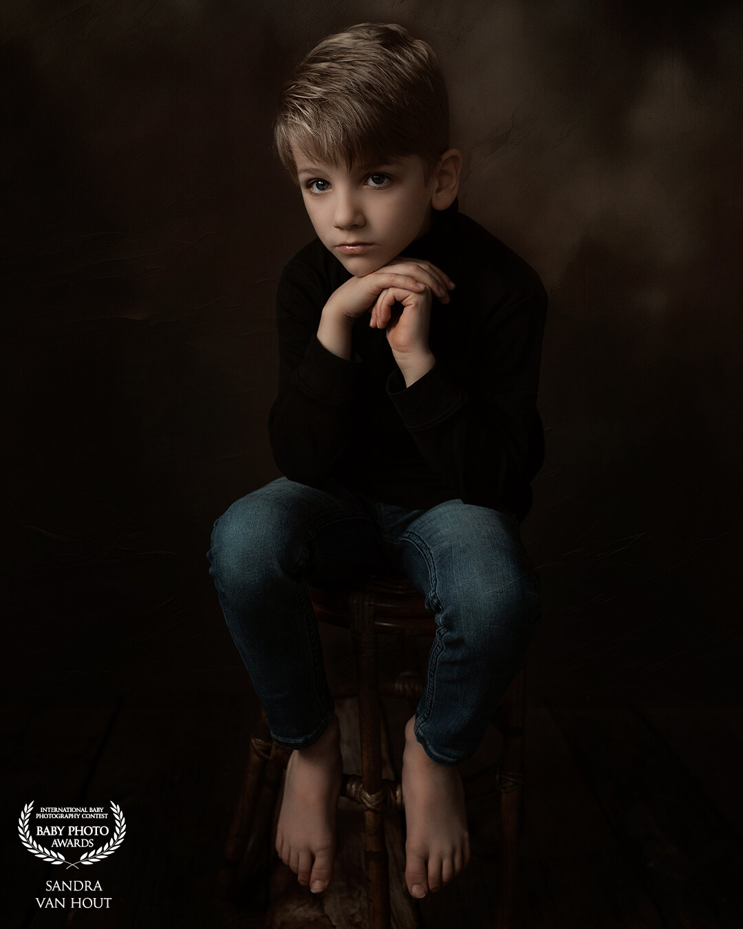 This is my youngest son! I am practice for fine-art portrait photography and I think i did a great job. This portrait means so much to me and I hope I will give my clients the same feeling when i photograph there children this way.