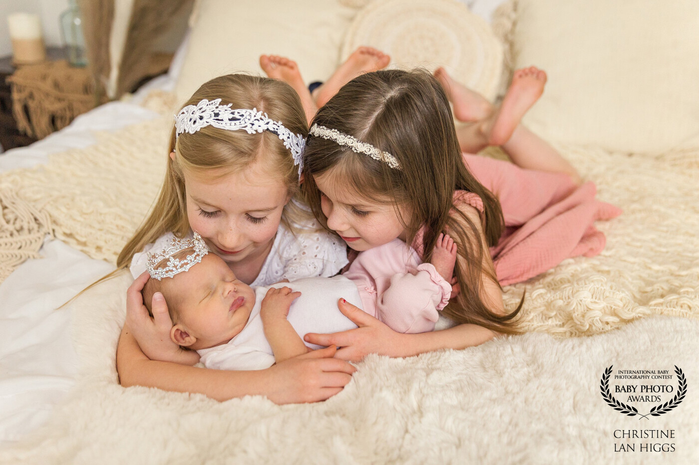 A new princess was born into this sweet sisterhood. Such a beautiful start to a lifelong  friendship between these three sisters.