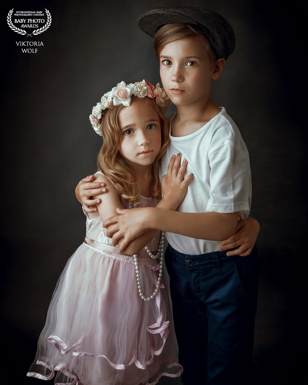 Fine Art Portrait with these beautiful children ;-) <br />
Thank you @babyphotoaward for three awards <3